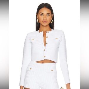Retrofête Yolanda White Cardigan Sweater Size M - NWT